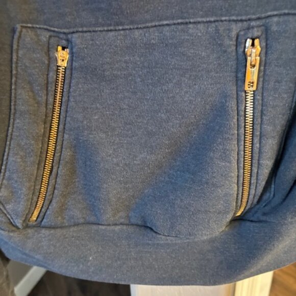 Aviator Nation Ninja Blue Pullover Hoodie Size XS - Picture 4 of 7